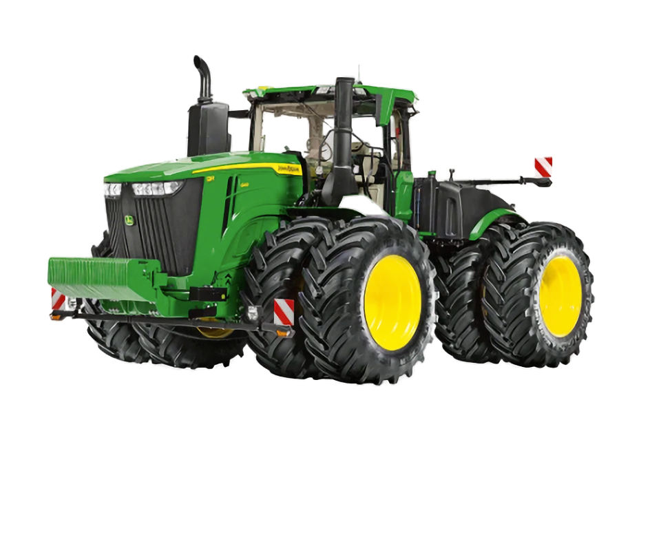 Трактор з системою здвоювання